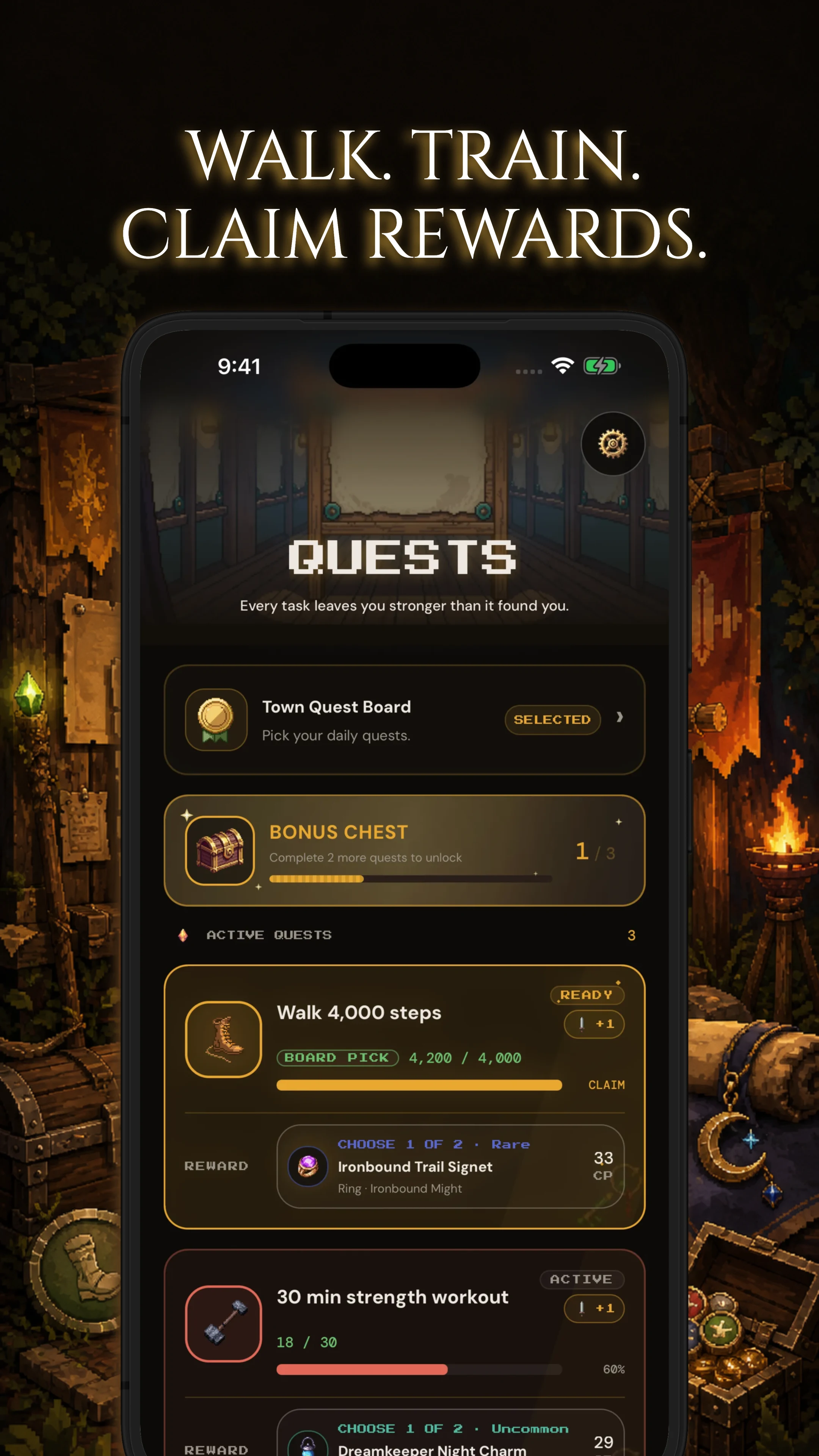 Fitscape - Fitness RPG Quests screenshot